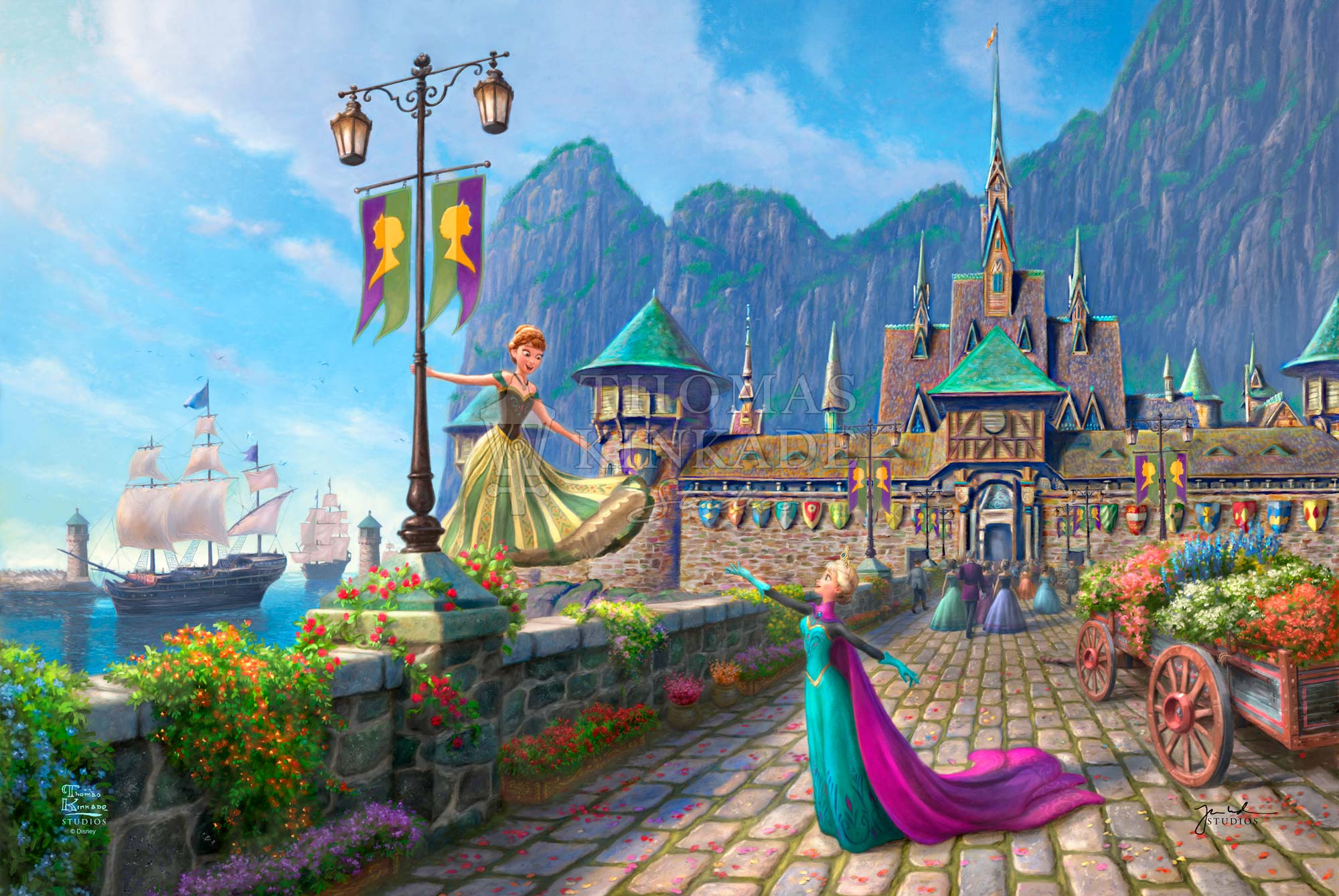 Disney Frozen Celebration In Arendelle Disney Frozen Wall Art disney-frozen-celebration-in-arendelle-disney-frozen-wall-art