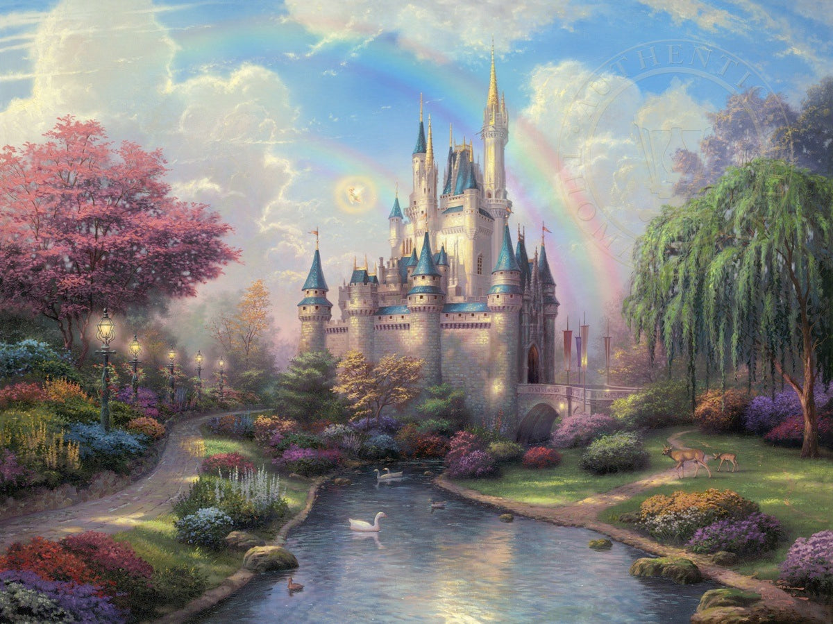 Canvas Pictures Disney Castle, Disneyland Castle Painting
