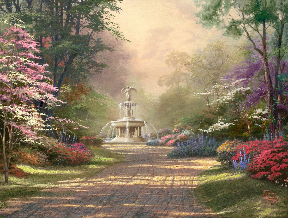 Fountain Of Blessings – Thomas Kinkade Studios