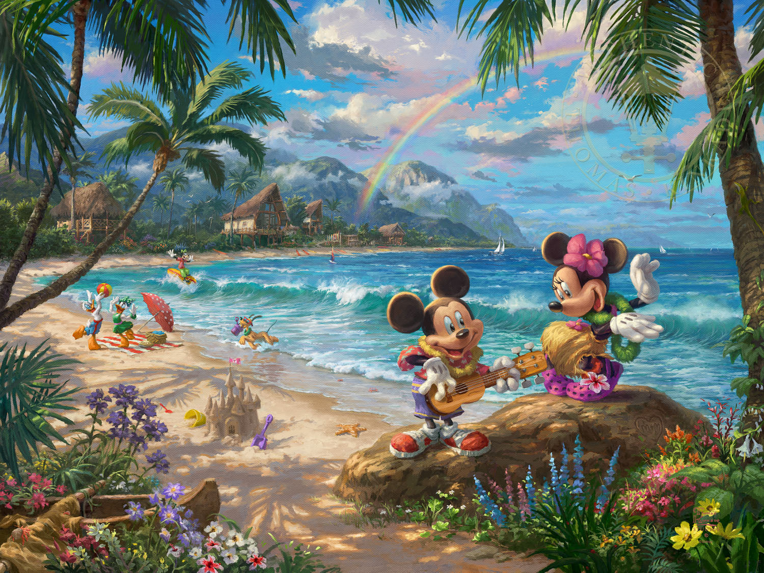 Disney Mickey and Minnie in Hawaii – Thomas Kinkade Studios