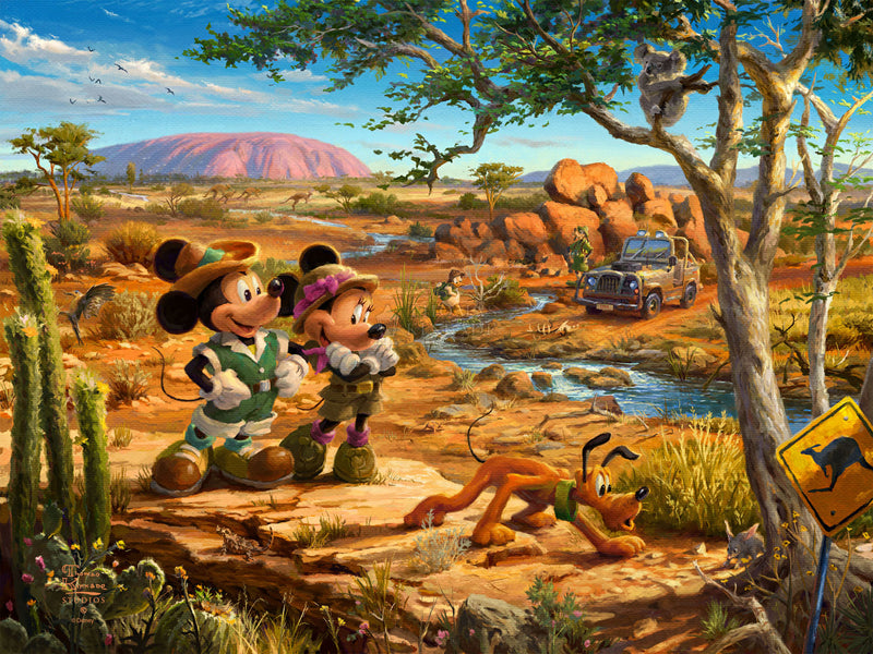 Disney Mickey and Minnie in the Outback