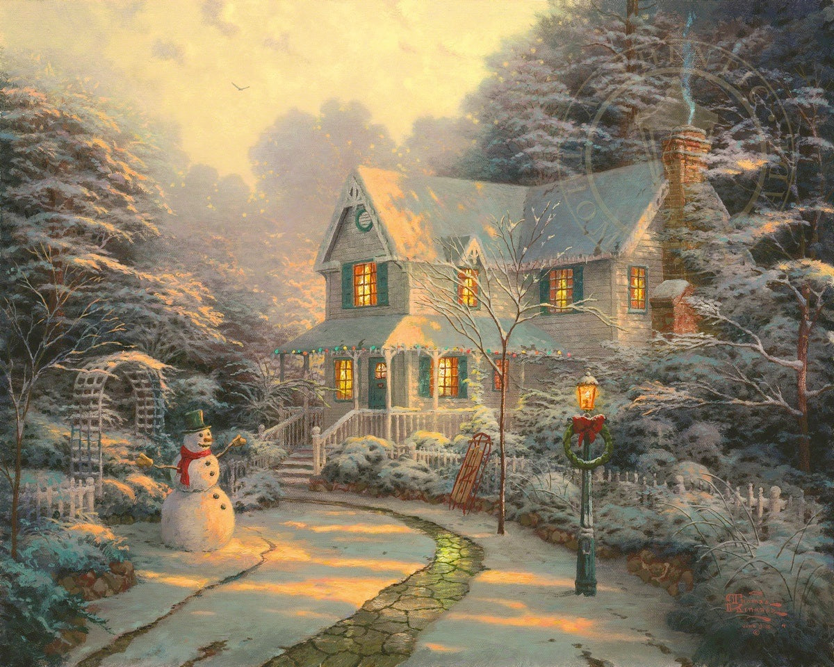 “Night Before Christmas Story House” outlet Thomas Kinkade Christmas