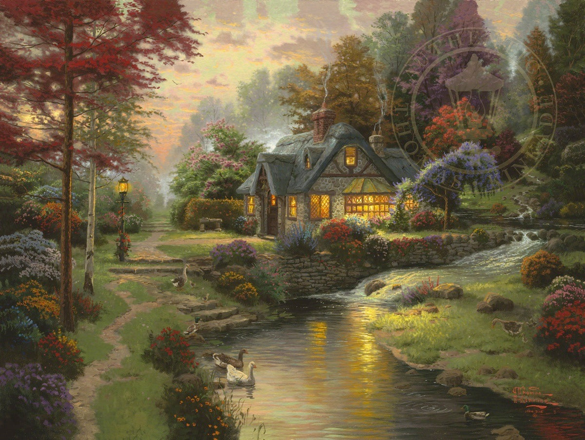 Thomas Kinkade's Christmas Cottage - Park West Gallery