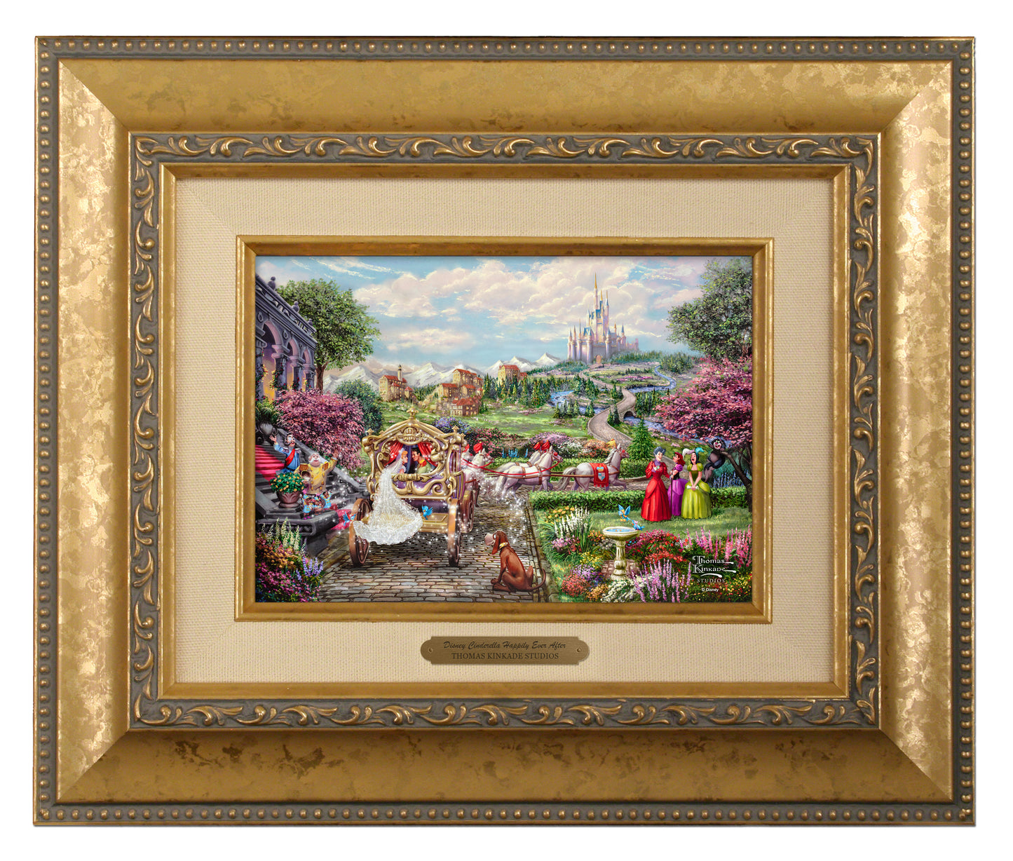 159954_f_Disney Cinderella Happily Ever After_5x7_BRUSHSTROKE_Frame_Golden Sunset.jpg