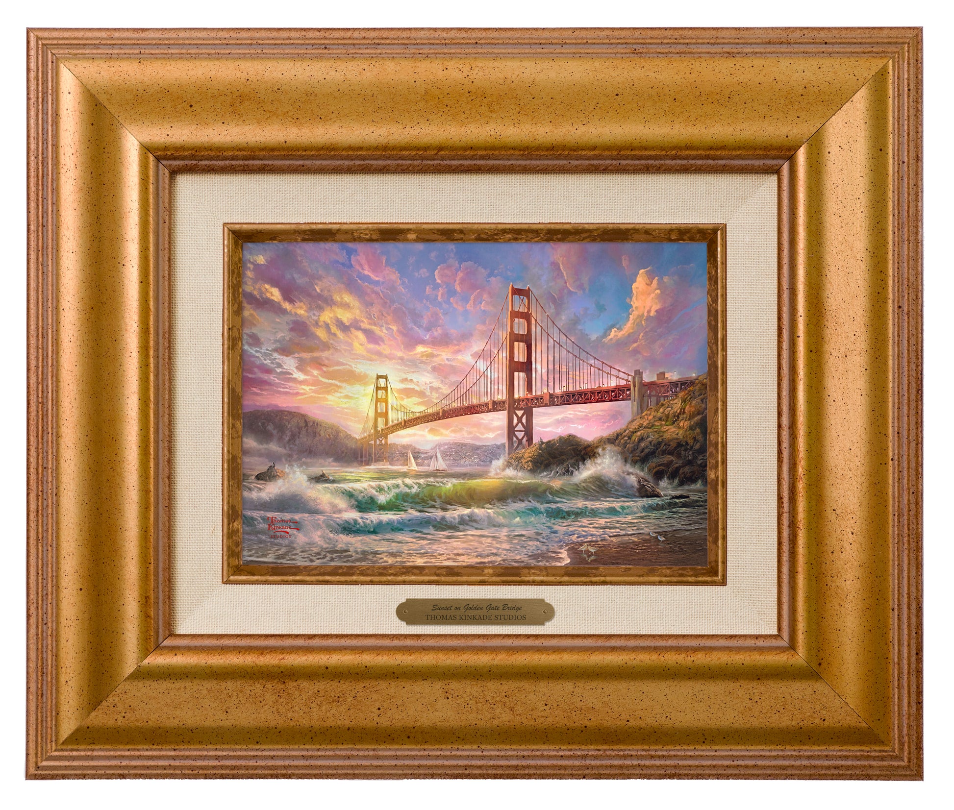 161414_BRW Sunset on Golden Gate Bridge 5X7 - Golden Sunset Frame.jpg