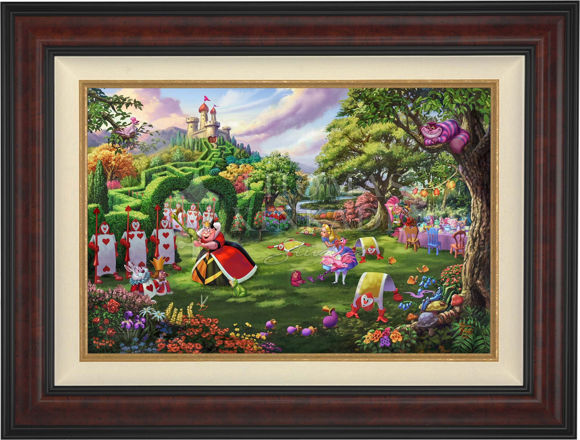 Alice in Wonderland - Limited Edition Canvas By Thomas Kinkade