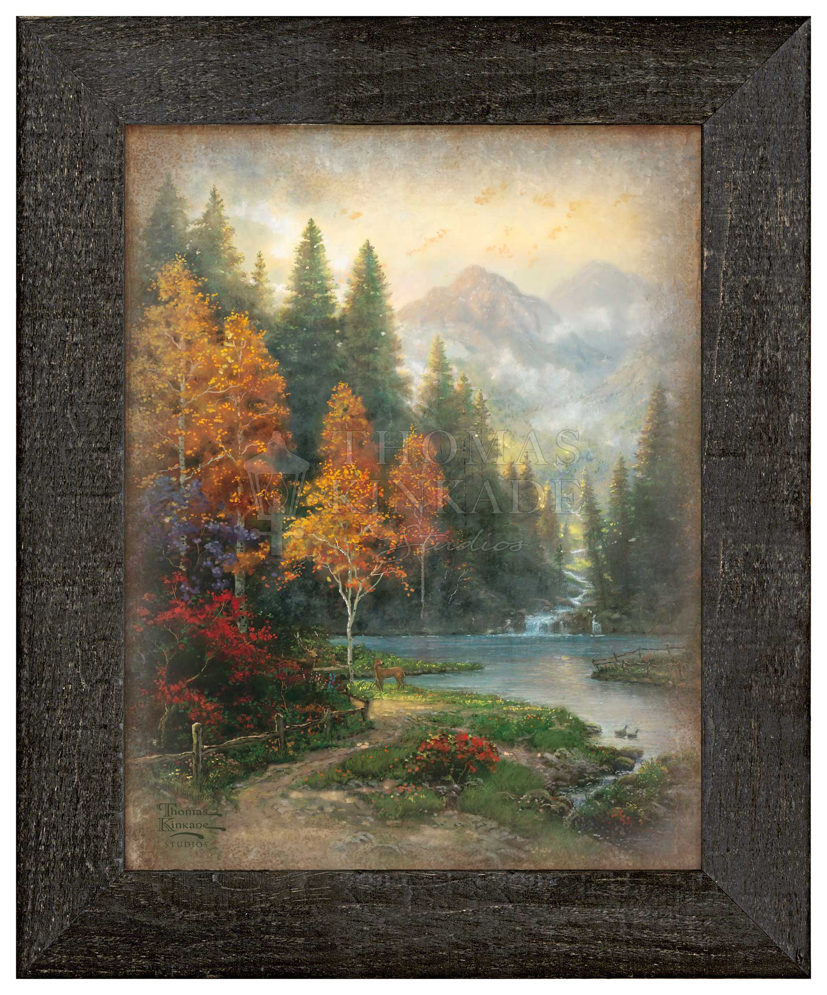 Thomas Kinkade Crystal Art D I Y A Quiet Evening Picture Kit