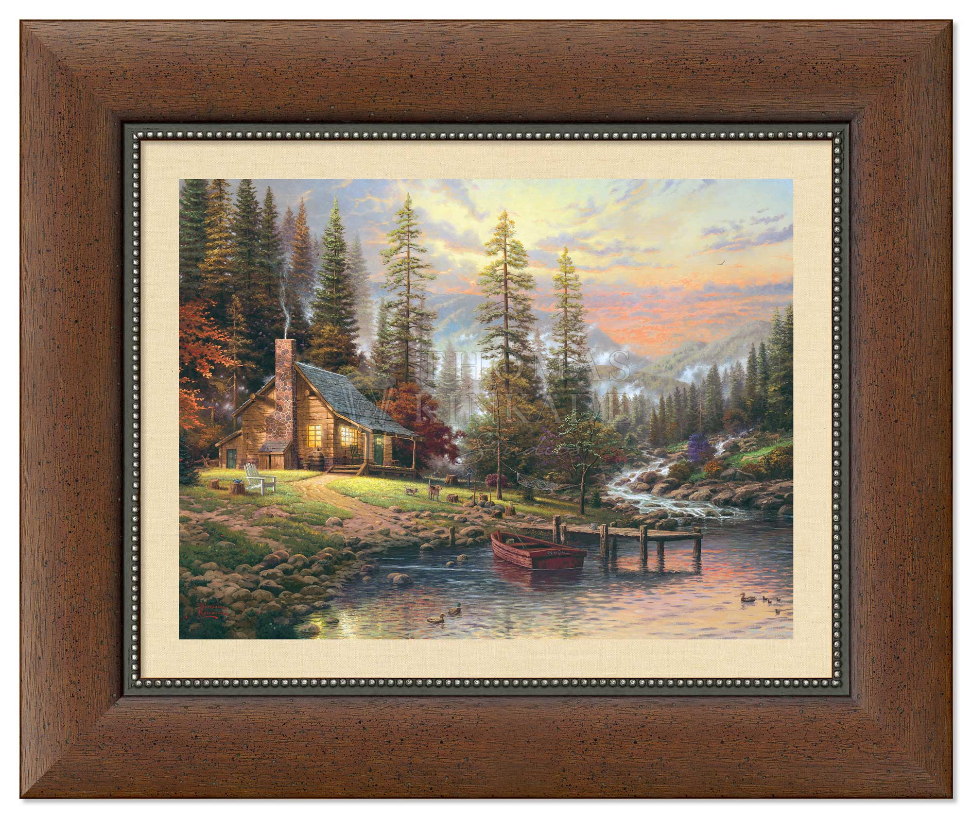 Matted frame purchases print-Thomas Kincade