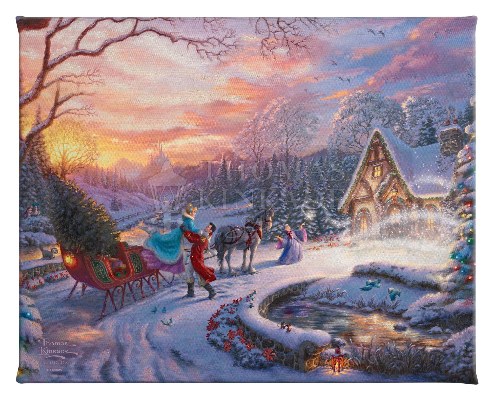 Disney Cinderella Bringing Home The Tree 8 X 10 Gallery Wrapped Ca disney-cinderella-bringing-home-the-tree-8-x-10-gallery-wrapped-ca