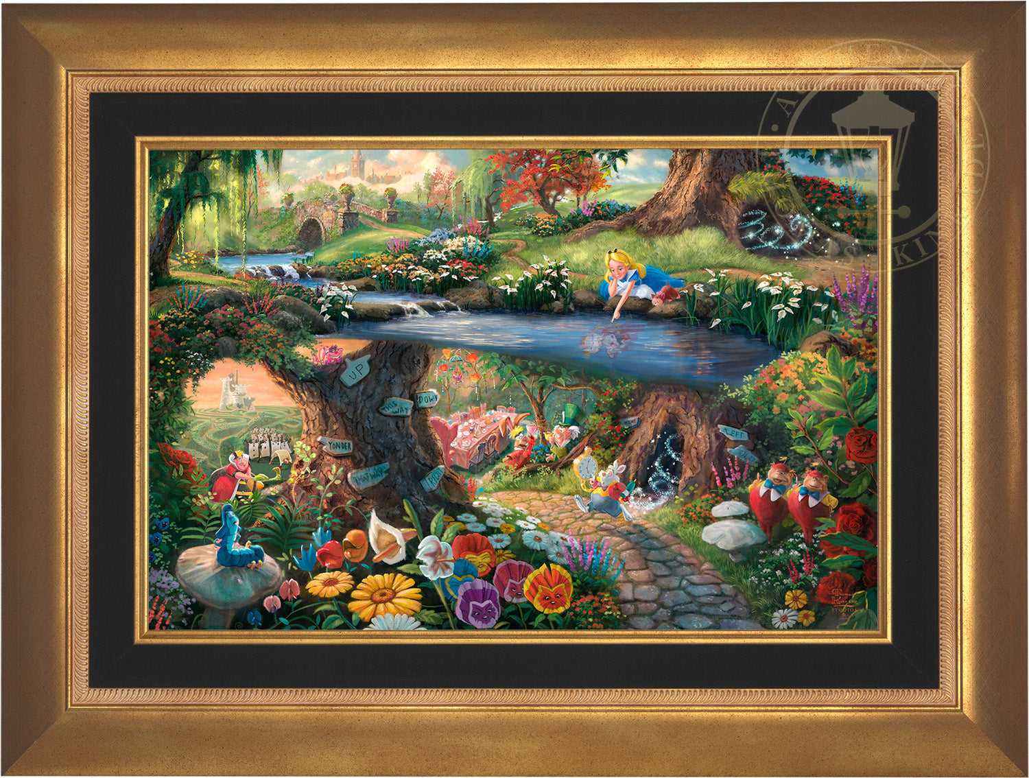 Disney Alice In Wonderland Jewel Edition Art Thomas Kinkade Studios disney-alice-in-wonderland-jewel-edition-art-thomas-kinkade-studios