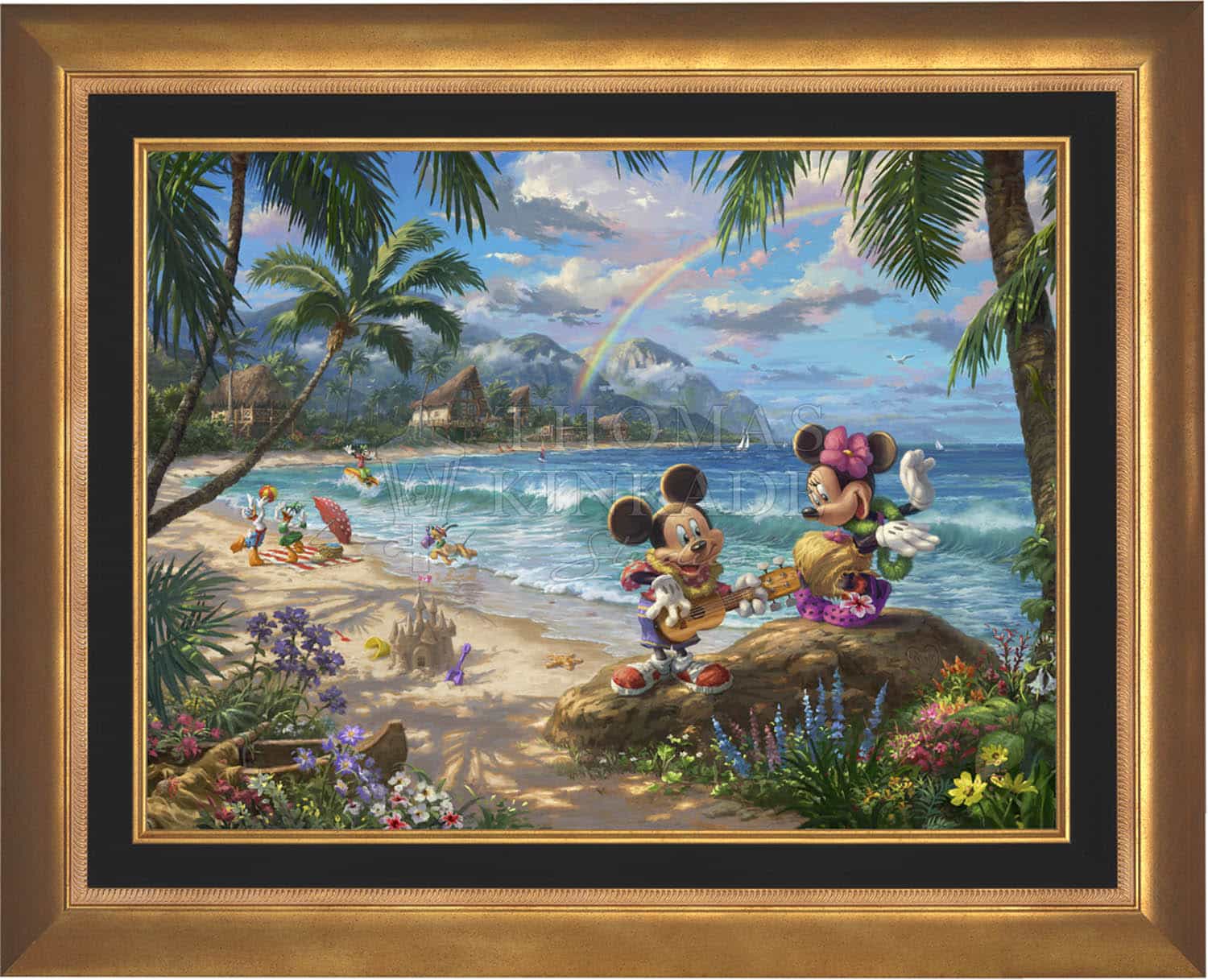 Disney Mickey and Minnie in Hawaii - Jewel Edition Art