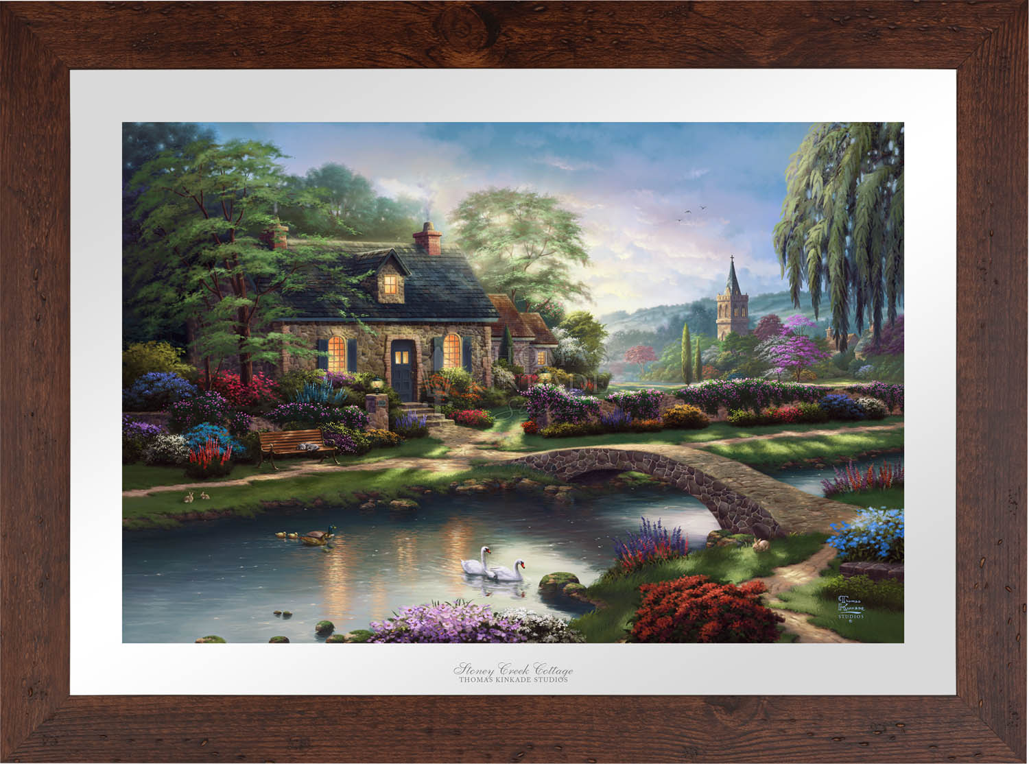 Stoney Creek Cottage  Exclusive Limited Edition Paper Artwork – Thomas  Kinkade Studios