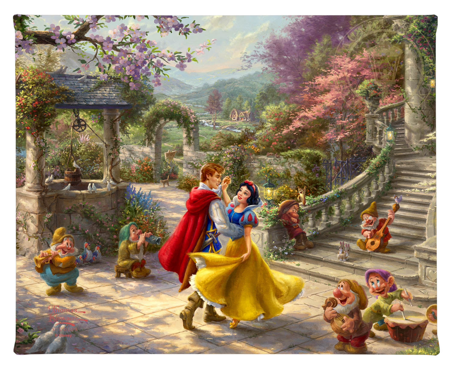 Thomas kinkade Beuty And The Beast Disney - Diamond Paintings 
