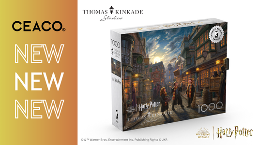 Thomas Kinkade Studios Ceaco Harry Potter Diagon Alley Puzzle