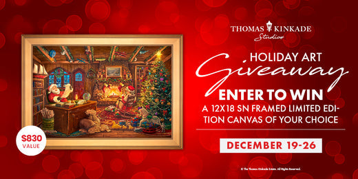 Thomas Kinkade Studios Holiday Art Giveaway