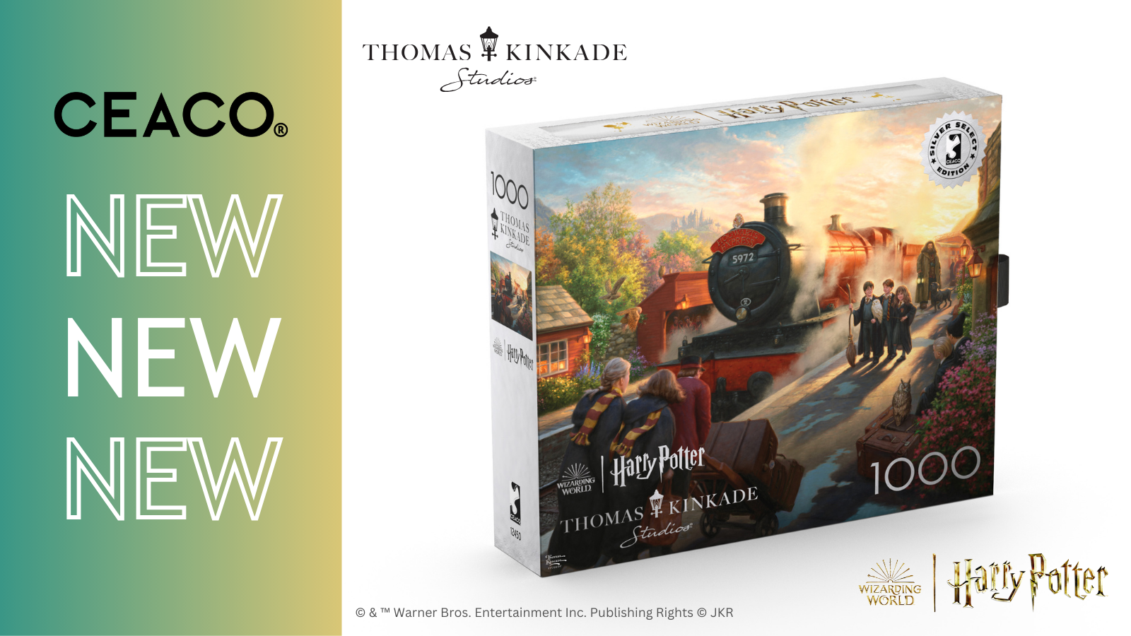 Thomas Kinkade Studios Harry Potter™ Hogwarts Express™ Ceaco Puzzle Thomas Kinkade Studios Harry Potter™ Hogwarts Express™ Ceaco Puzzle