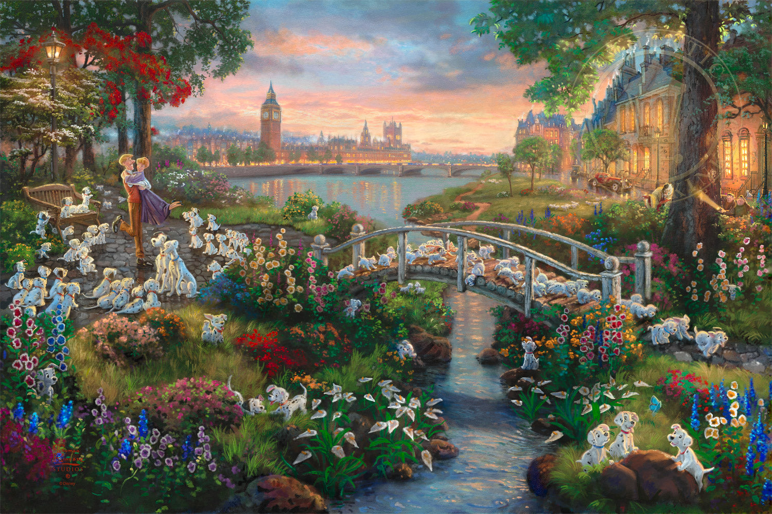 Disney 101 Dalmatians – Thomas Kinkade Studios