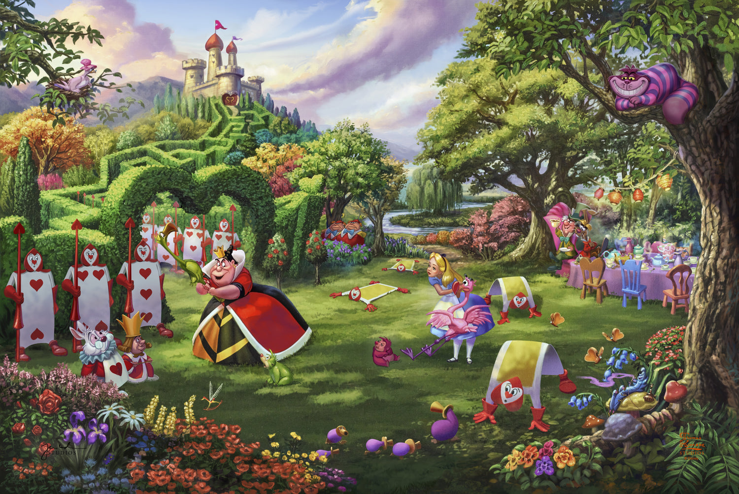 37 Disney Paintings By Thomas Kinkade That Look Even Better Than The Scenes  From The Movies
