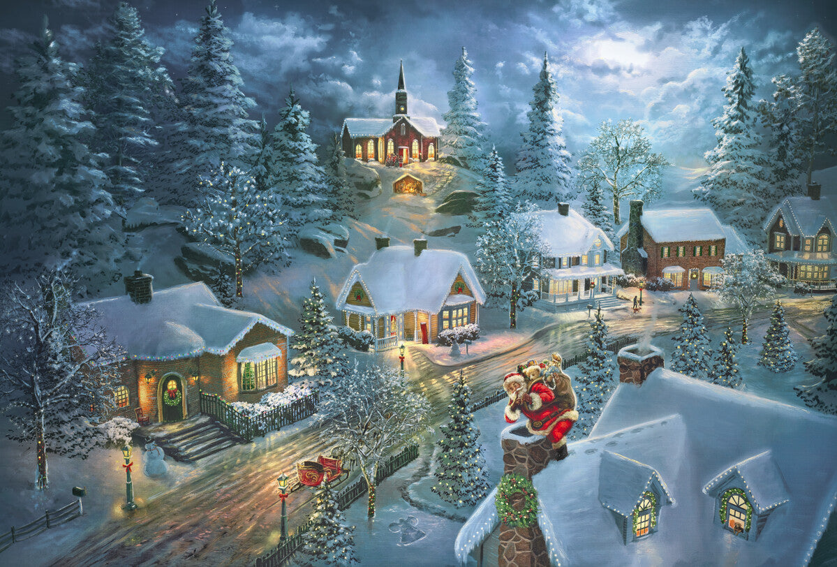 Santa's Silent Night – Thomas Kinkade Studios