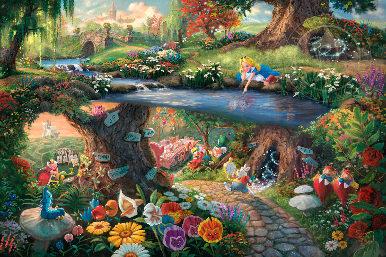 37 Disney Paintings By Thomas Kinkade That Look Even Better Than The Scenes  From The Movies