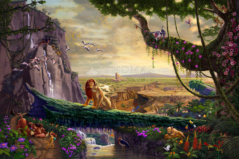 Disney The Lion King - Return to Pride Rock – Thomas Kinkade Studios