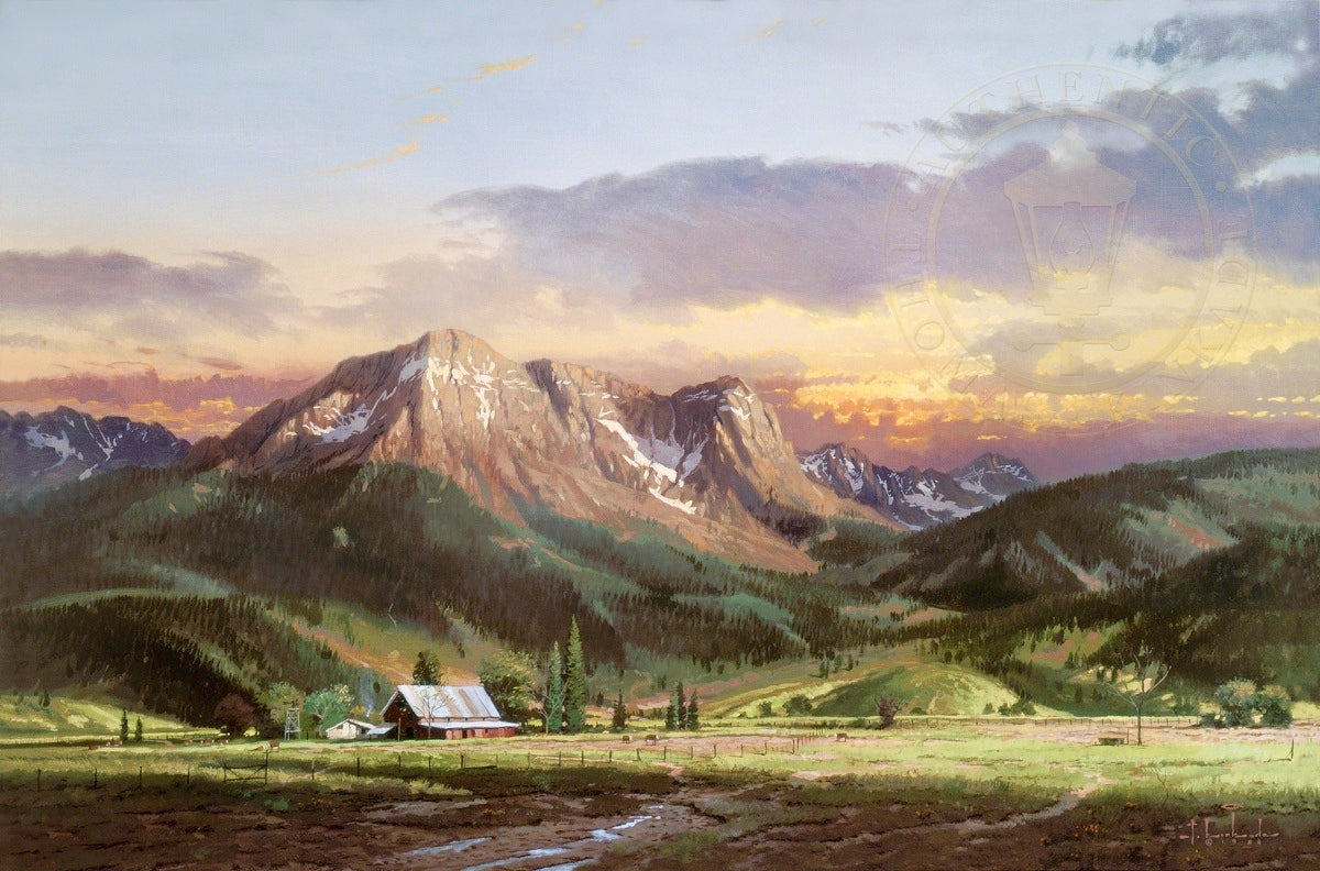 Dusk in the Valley – Thomas Kinkade Studios