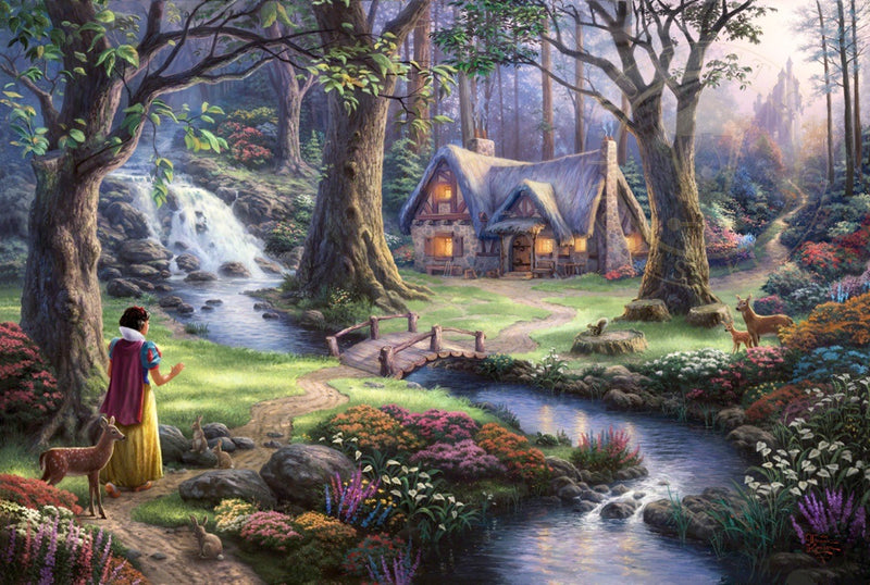 Disney Snow White Discovers the Cottage