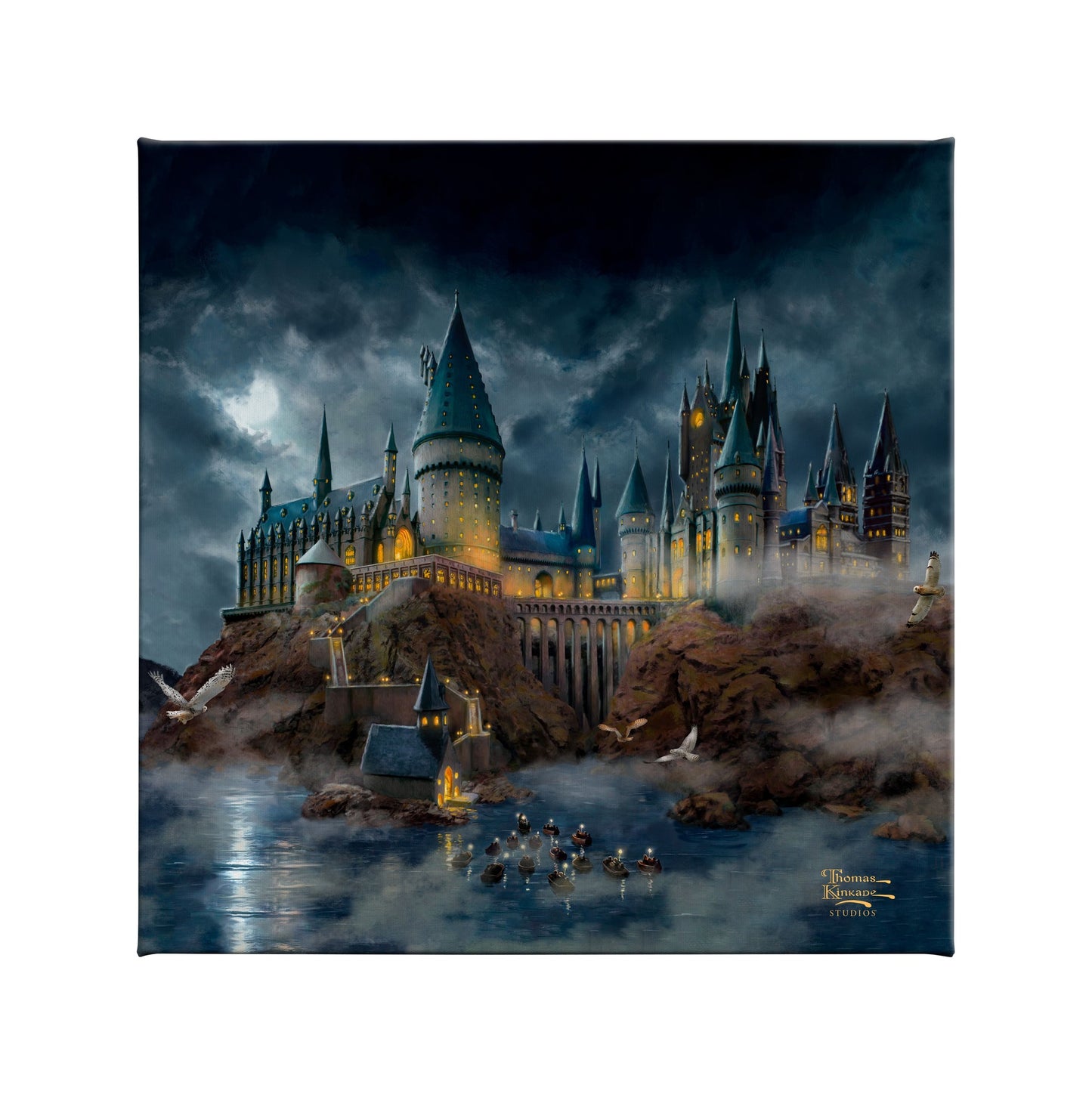 Harry Potter™ Hogwarts™ Castle - 14" x 14" Gallery Wrapped Canvas