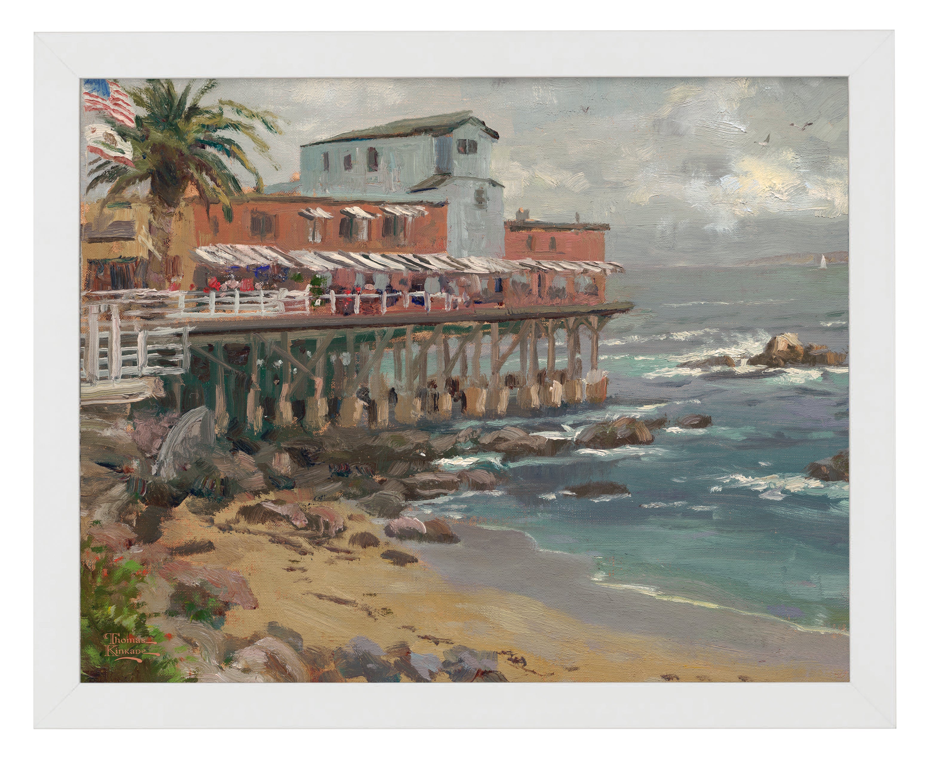 A View from Cannery Row Monterey Art Prints Thomas Kinkade