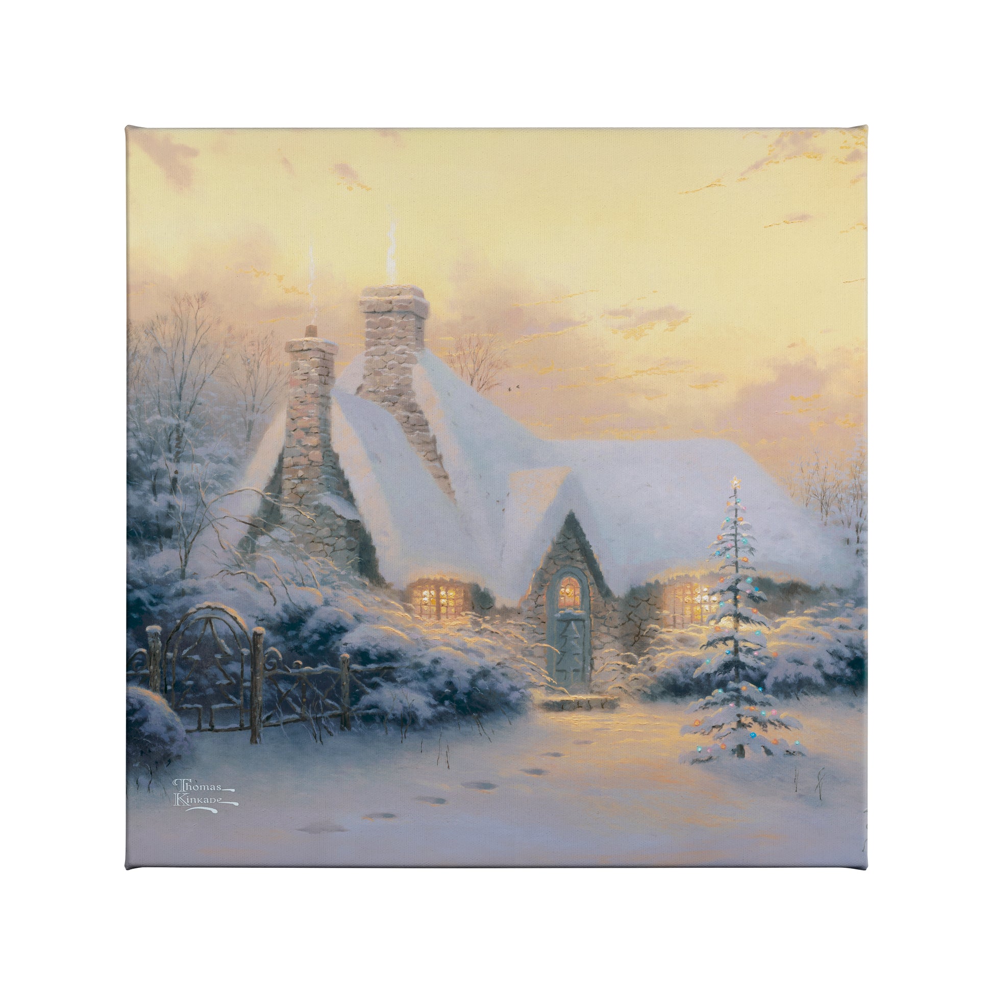 162081_CGW Christmas Tree Cottage 14X14 Gallery Wrap Canvas_Mocked_F.jpg