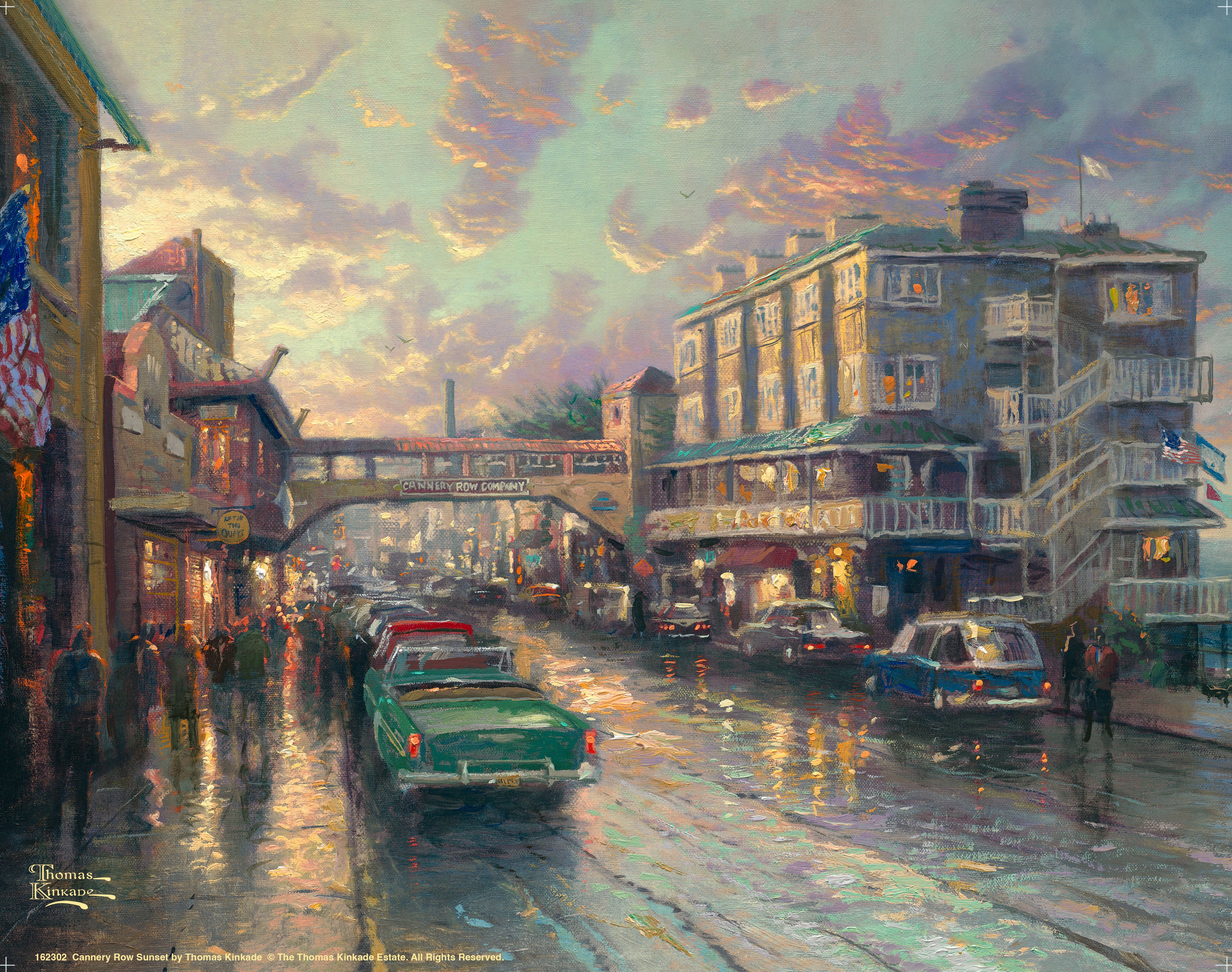 Cannery Row Sunset Art Prints Thomas Kinkade Studios