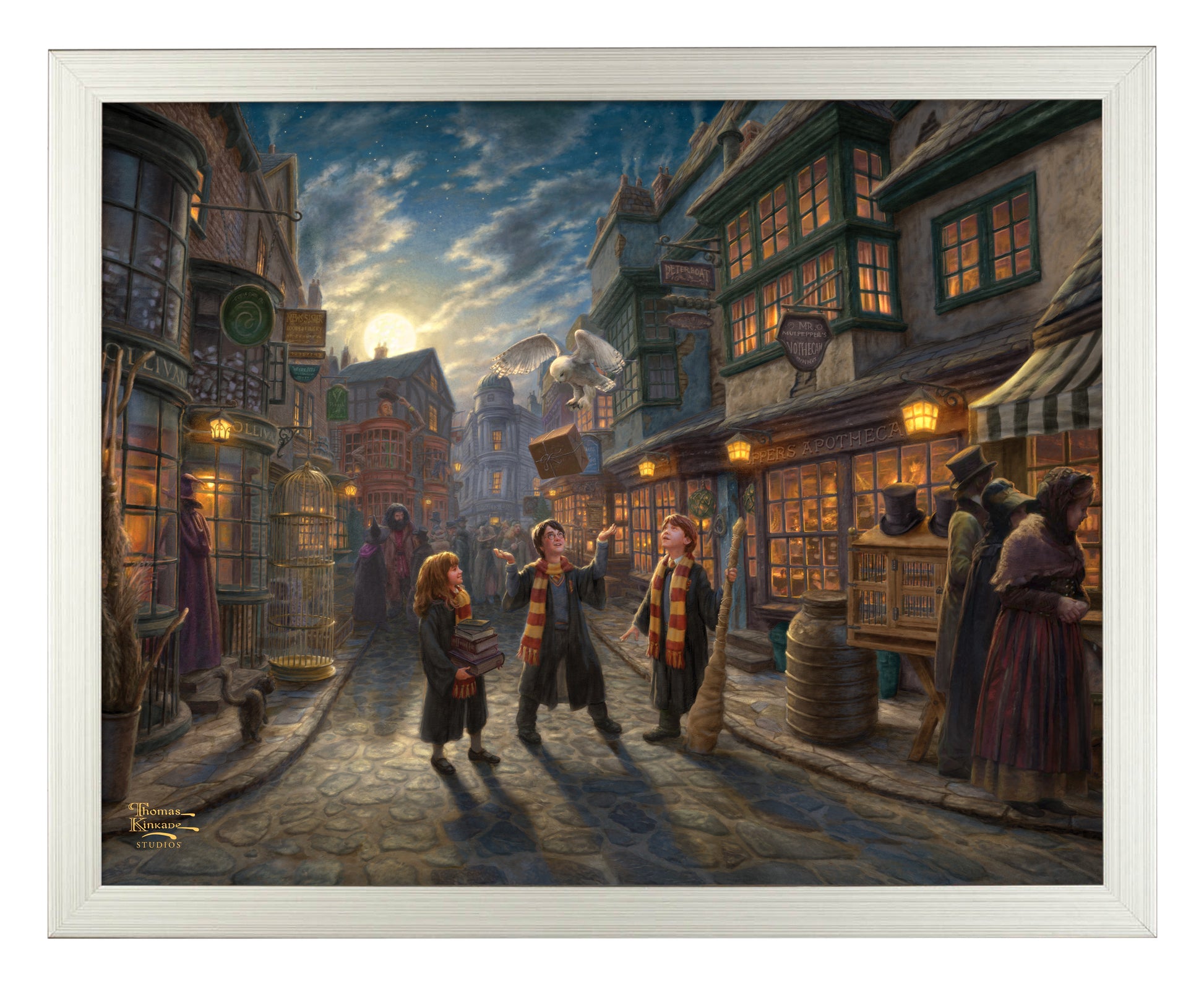 harry-potter-diagon-alley-art-prints-thomas-kinkade-studios for Diagon Alley Sign Printable Free Harry Potter™ Diagon Alley™ - Art Prints – Thomas Kinkade Studios for Diagon Alley Sign Printable Free