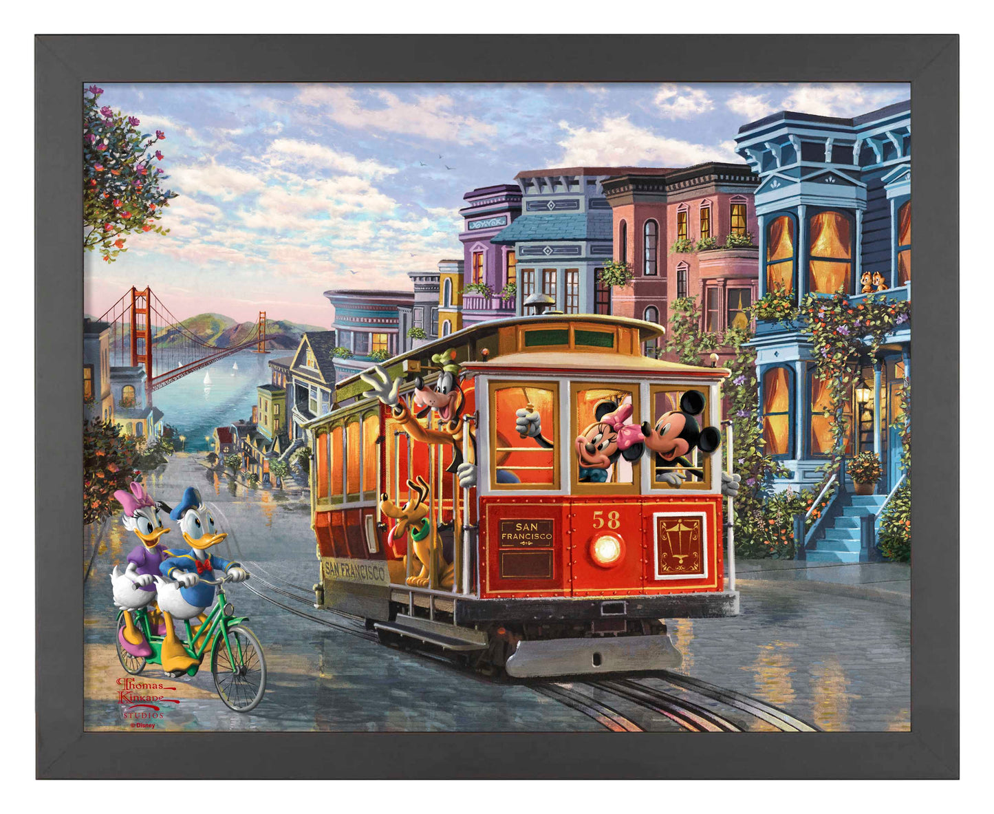 165617_FRA  Disney Mickey and Minnie in San Francisco 11X14 ART PRINT_Art Print BF.jpg