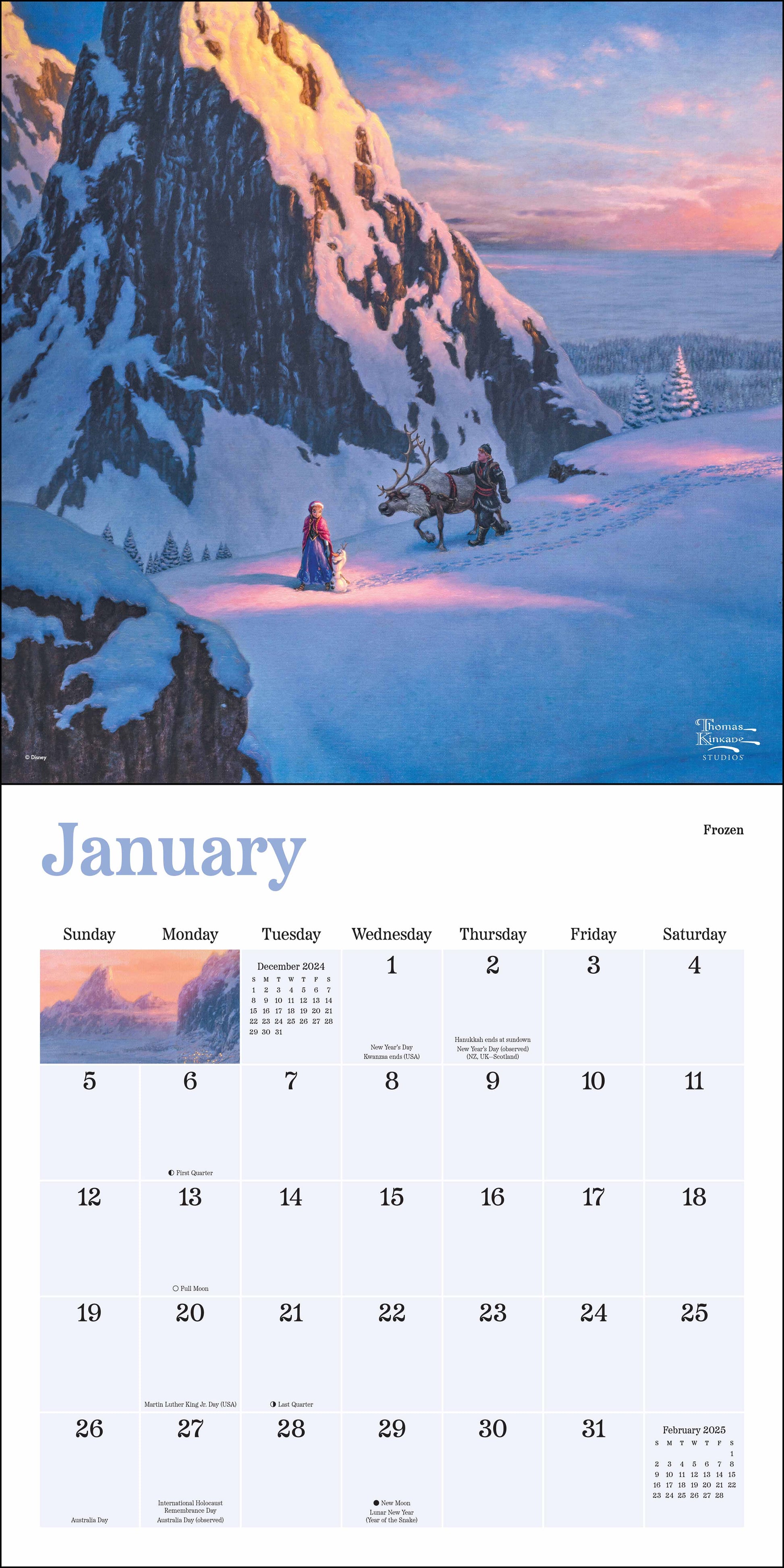 Disney Dreams Collection by Thomas Kinkade Studios: 2025 Wall Calendar disney-dreams-collection-by-thomas-kinkade-studios-2025-wall-calendar