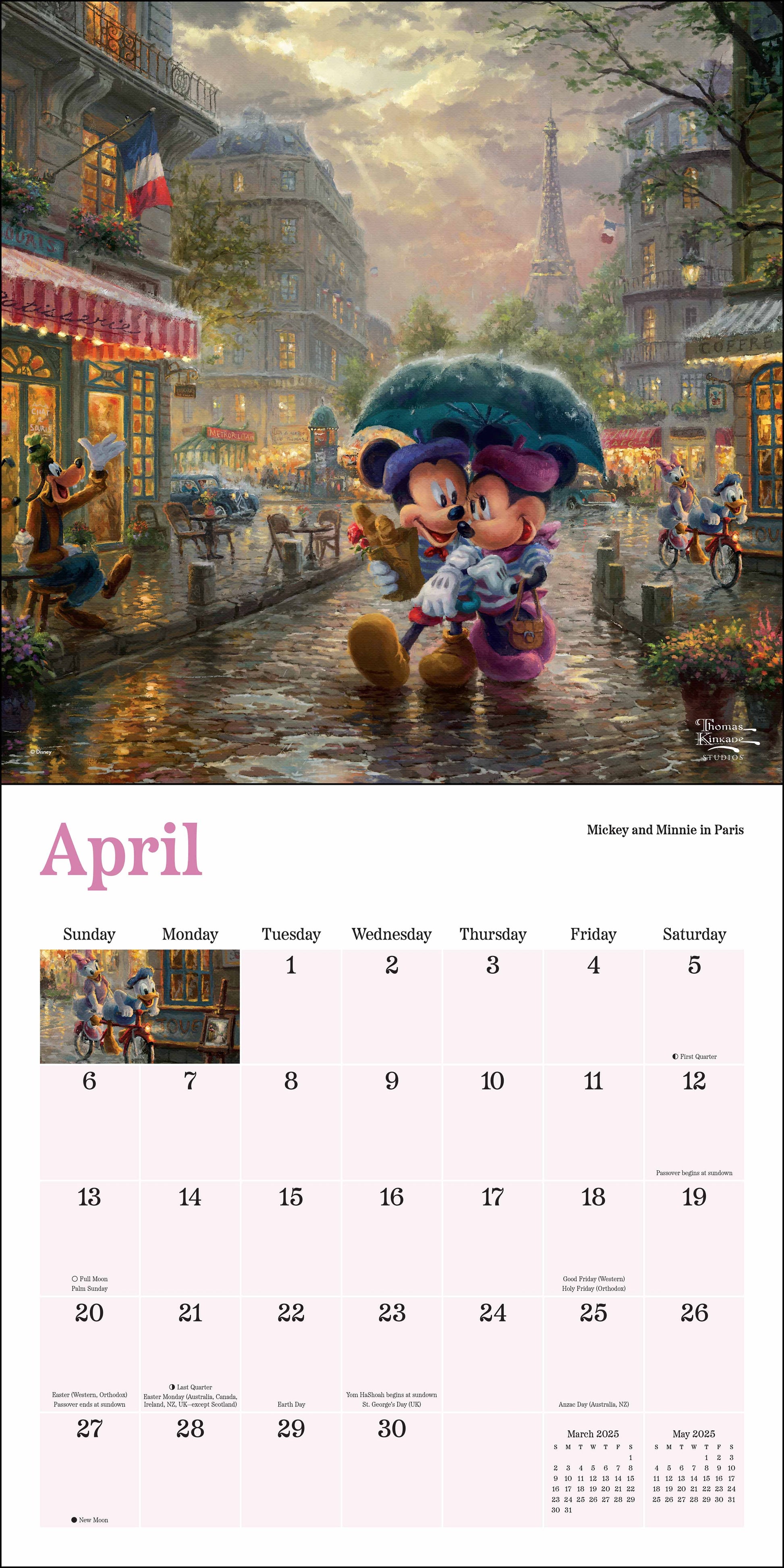 Disney Dreams Collection by Thomas Kinkade Studios: 2025 Wall Calendar disney-dreams-collection-by-thomas-kinkade-studios-2025-wall-calendar