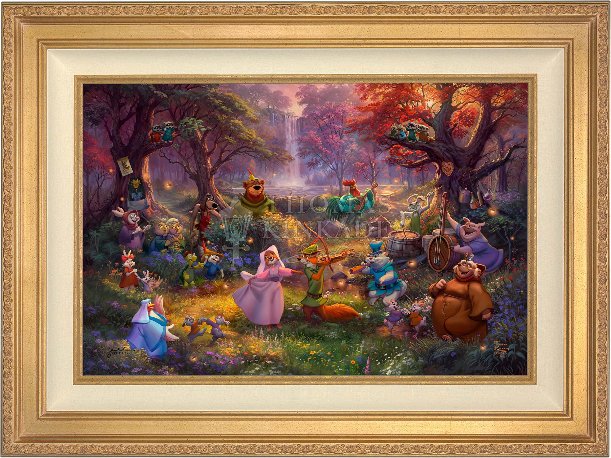 Thomas Kinkade Framed/Matted Six popular Prints