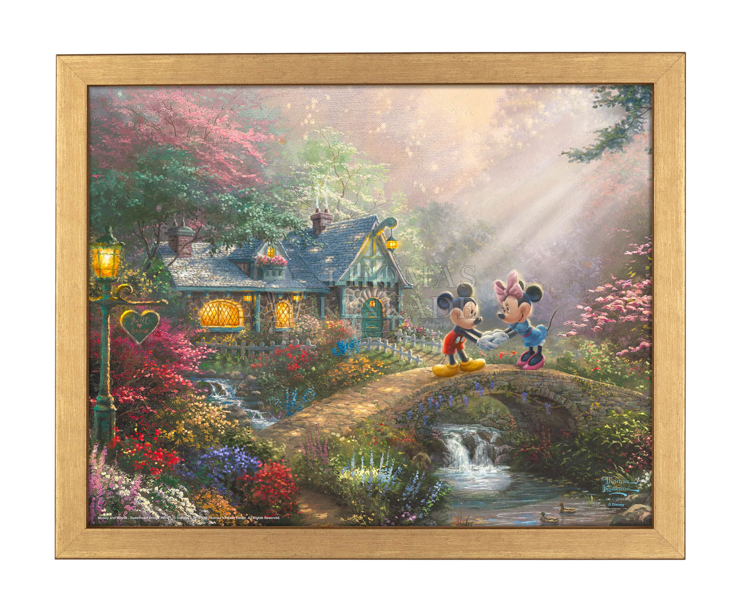 Disney Mickey and Minnie - Sweetheart Bridge - Art Prints – Thomas ...