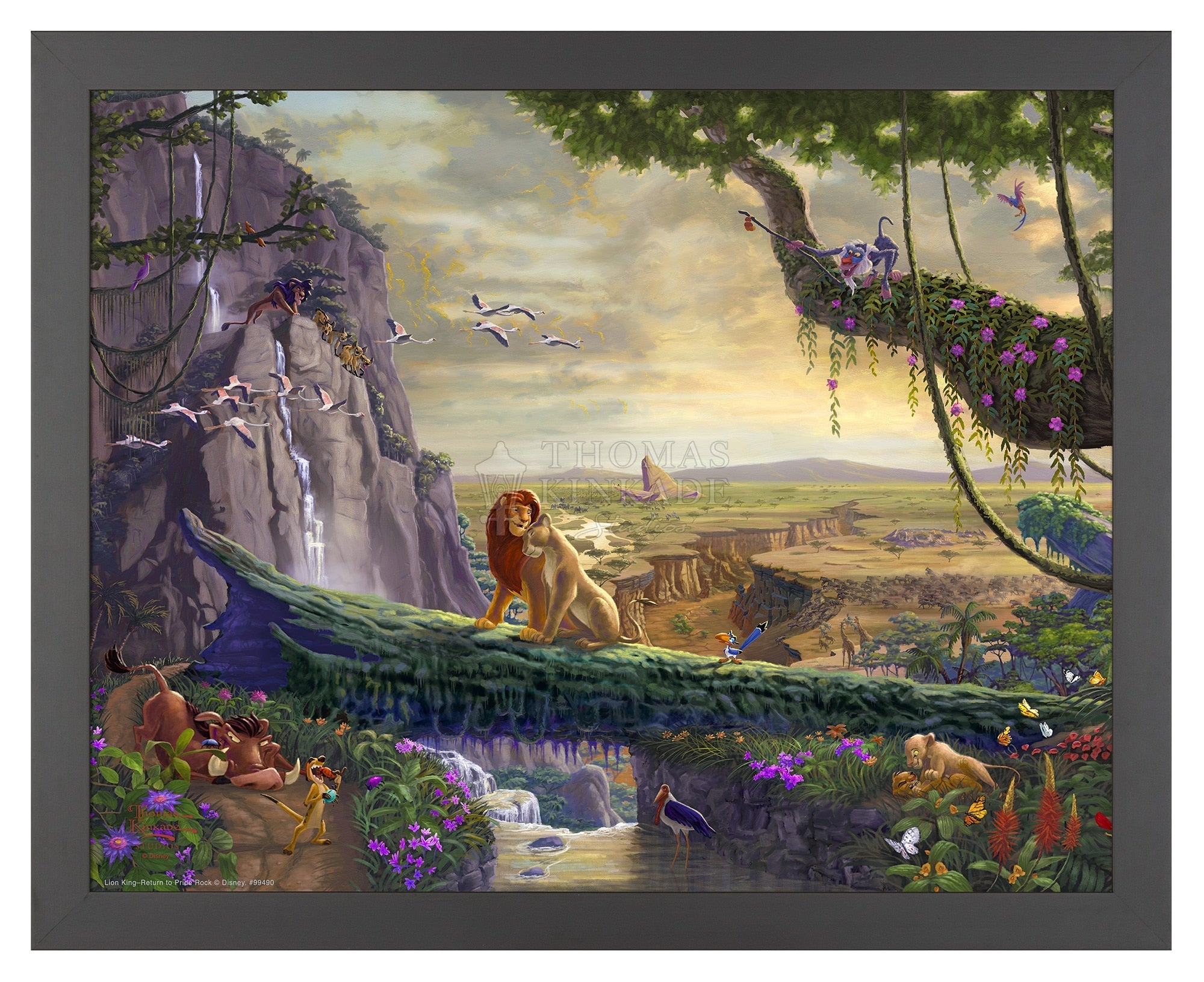 Disney The Lion King - Return to Pride Rock - Art Prints – Thomas ...