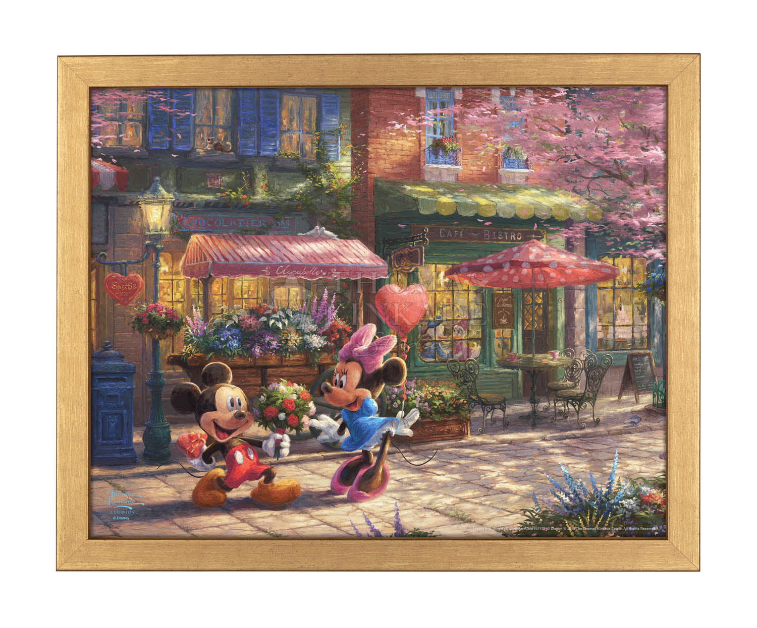 Disney Mickey purchases and Minnie by Thomas Kinkade 11x14