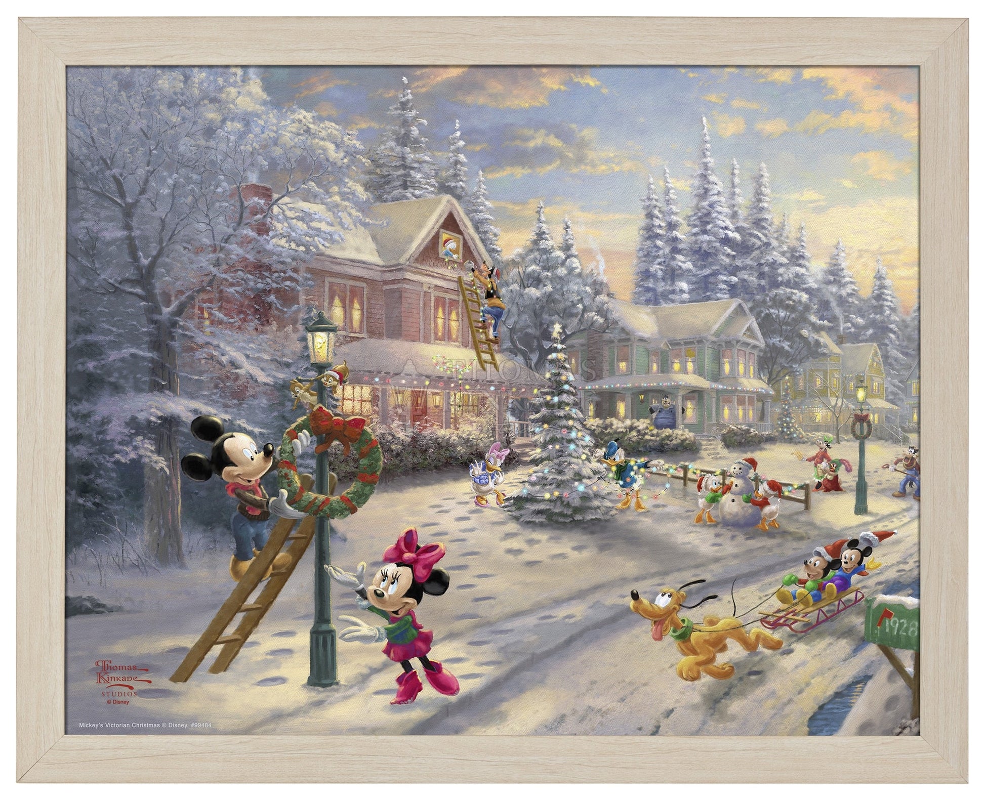 Disney Mickey's Victorian Christmas - Art Prints – Thomas Kinkade Studios