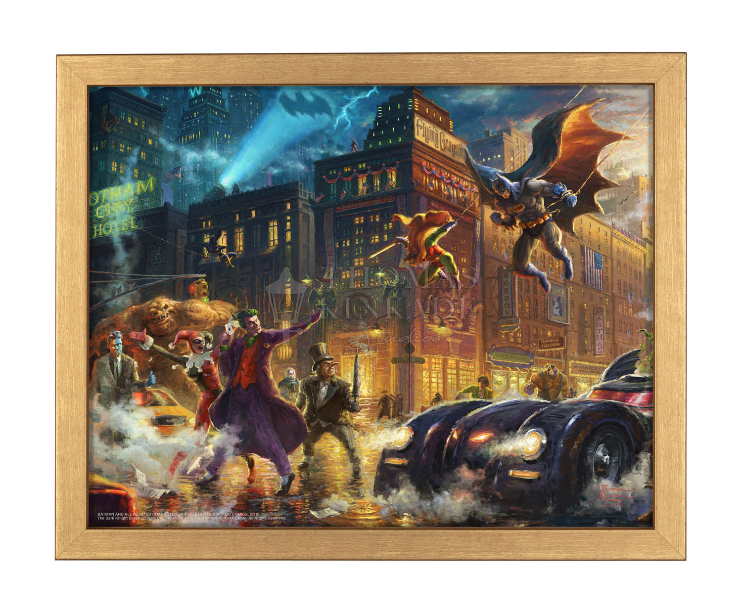 The Dark Knight™ Saves Gotham City™ - Art Prints – Thomas Kinkade Studios