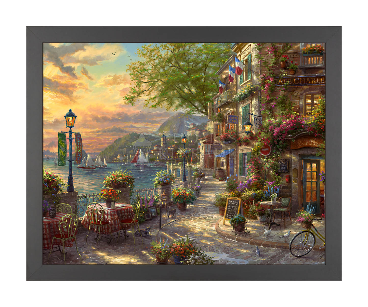 French Riviera Café - Art Prints – Thomas Kinkade Studios