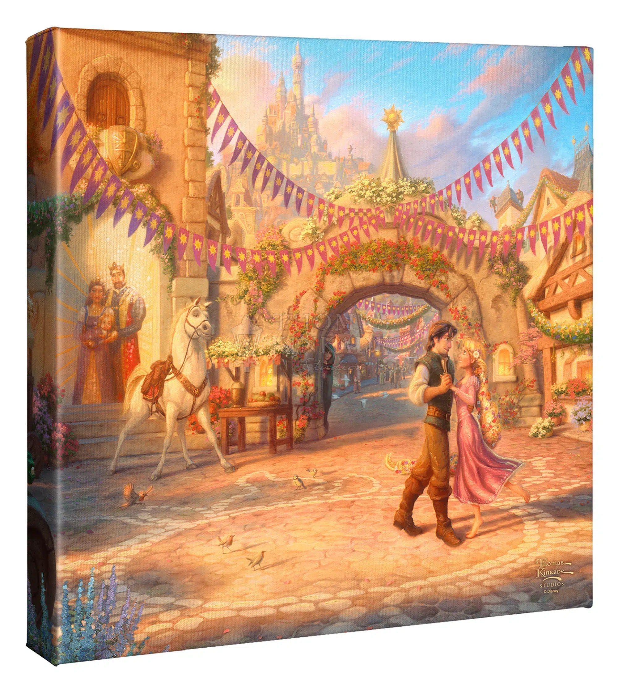 Disney Rapunzel Dancing in the Sunlit Courtyard 14