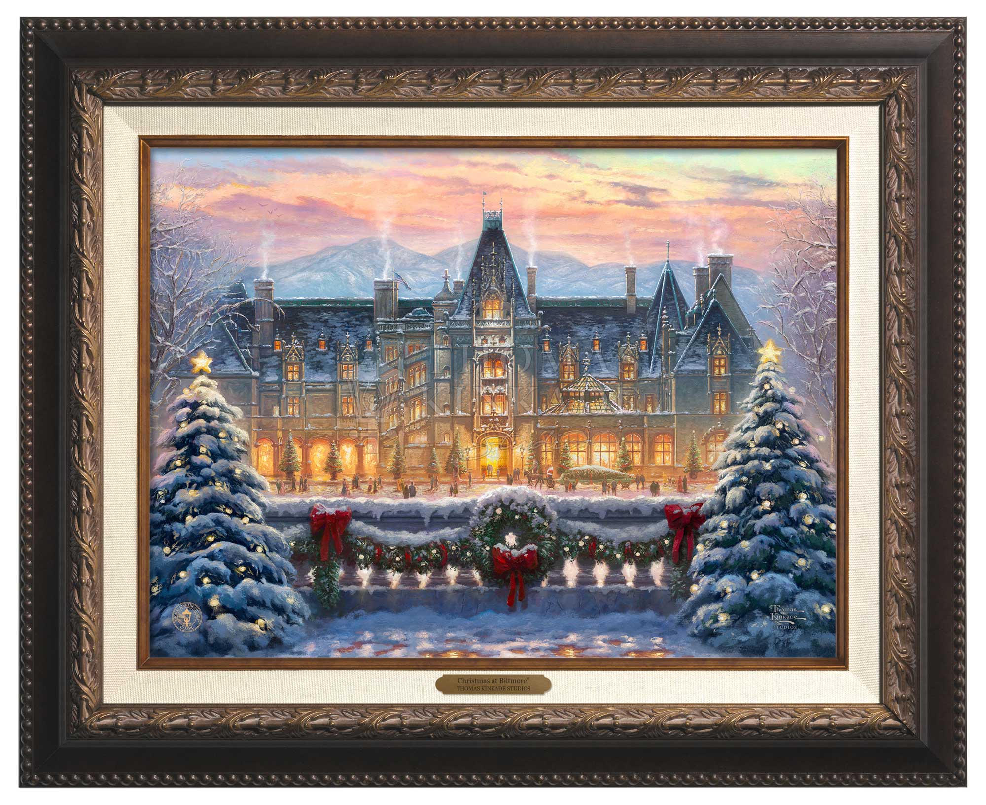 Christmas At Biltmore Canvas Classics Thomas Kinkade Studios   110551 