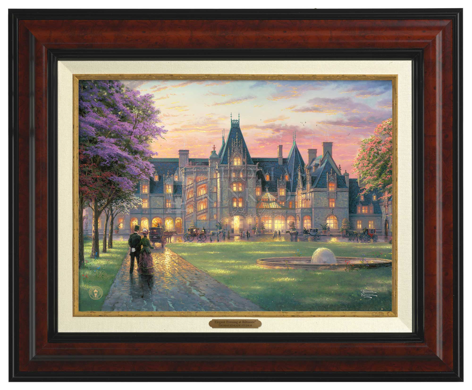 Elegant Evening At Biltmore Canvas Classics Thomas Kinkade Studios   110568 