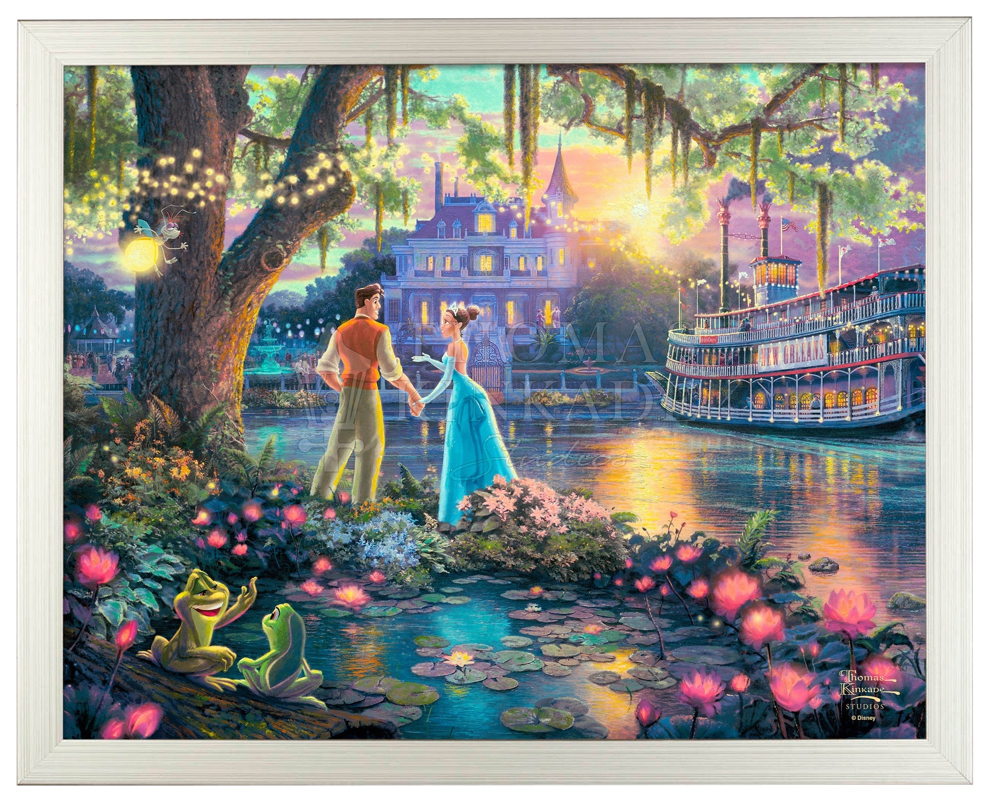 Disney The Princess And The Frog Art Prints Thomas Kinkade Studios   111669 