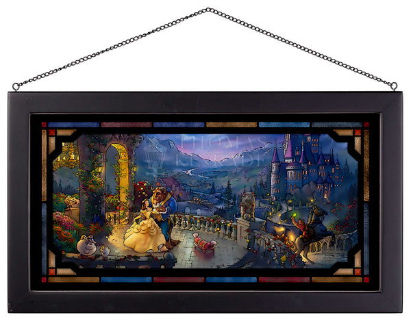 Disney Beauty & the Beast Thomas kinkade 2024 16X16 Frame with Pins NEW