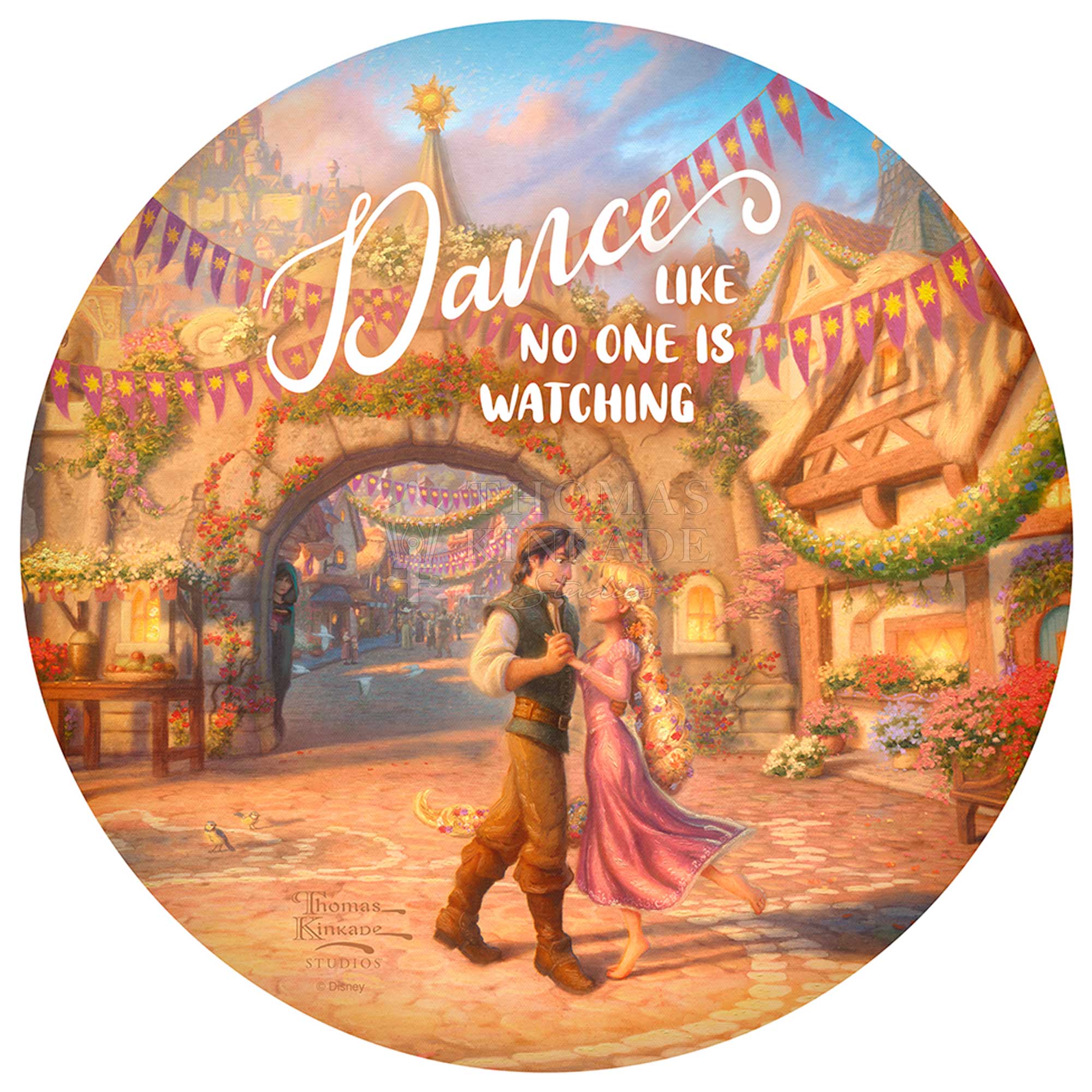 Disney Rapunzel Dancing in the Sunlit Courtyard - 12.5