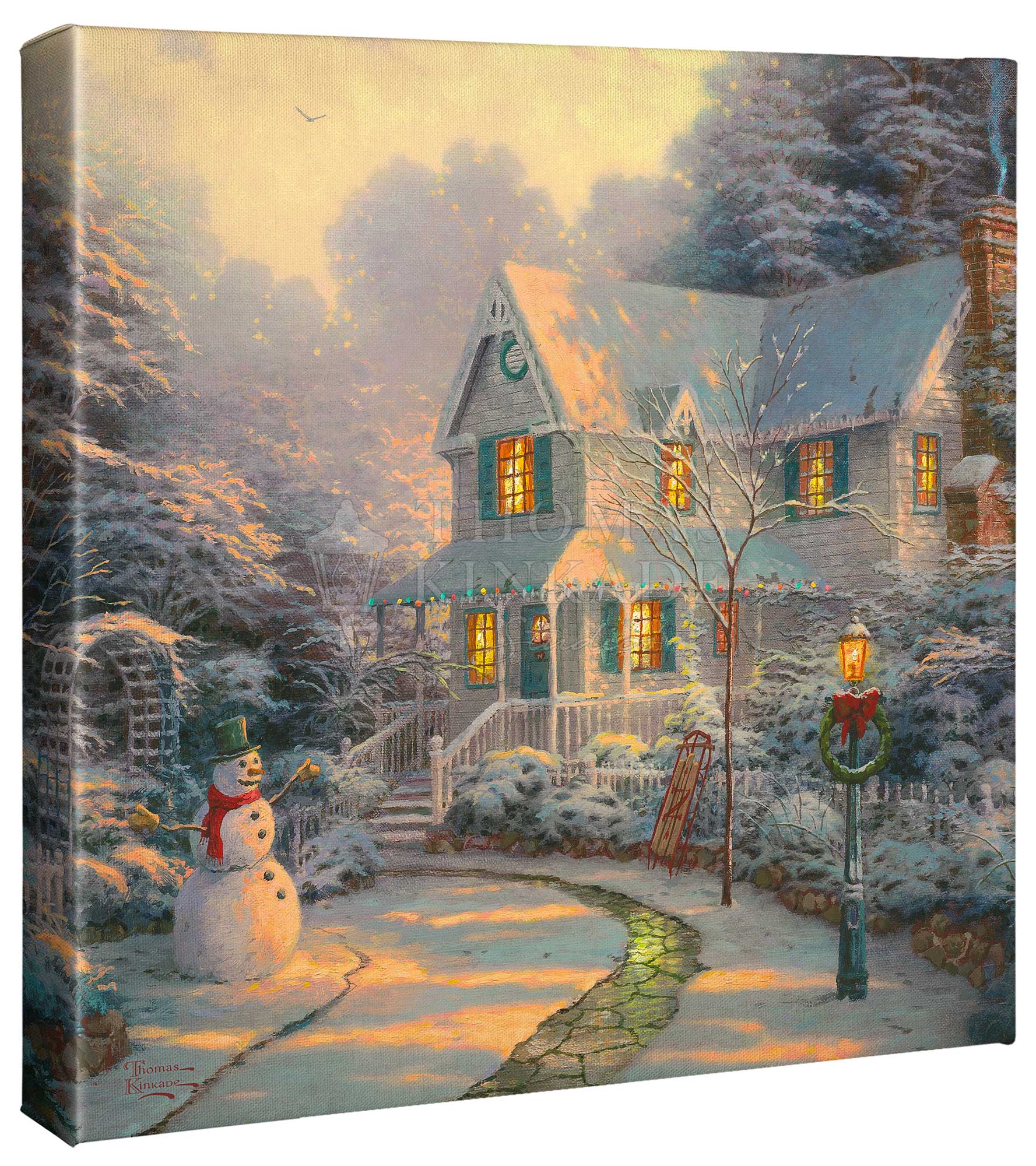 The Night Before Christmas - 14" X 14" Gallery Wrapped Canvas – Thomas ...