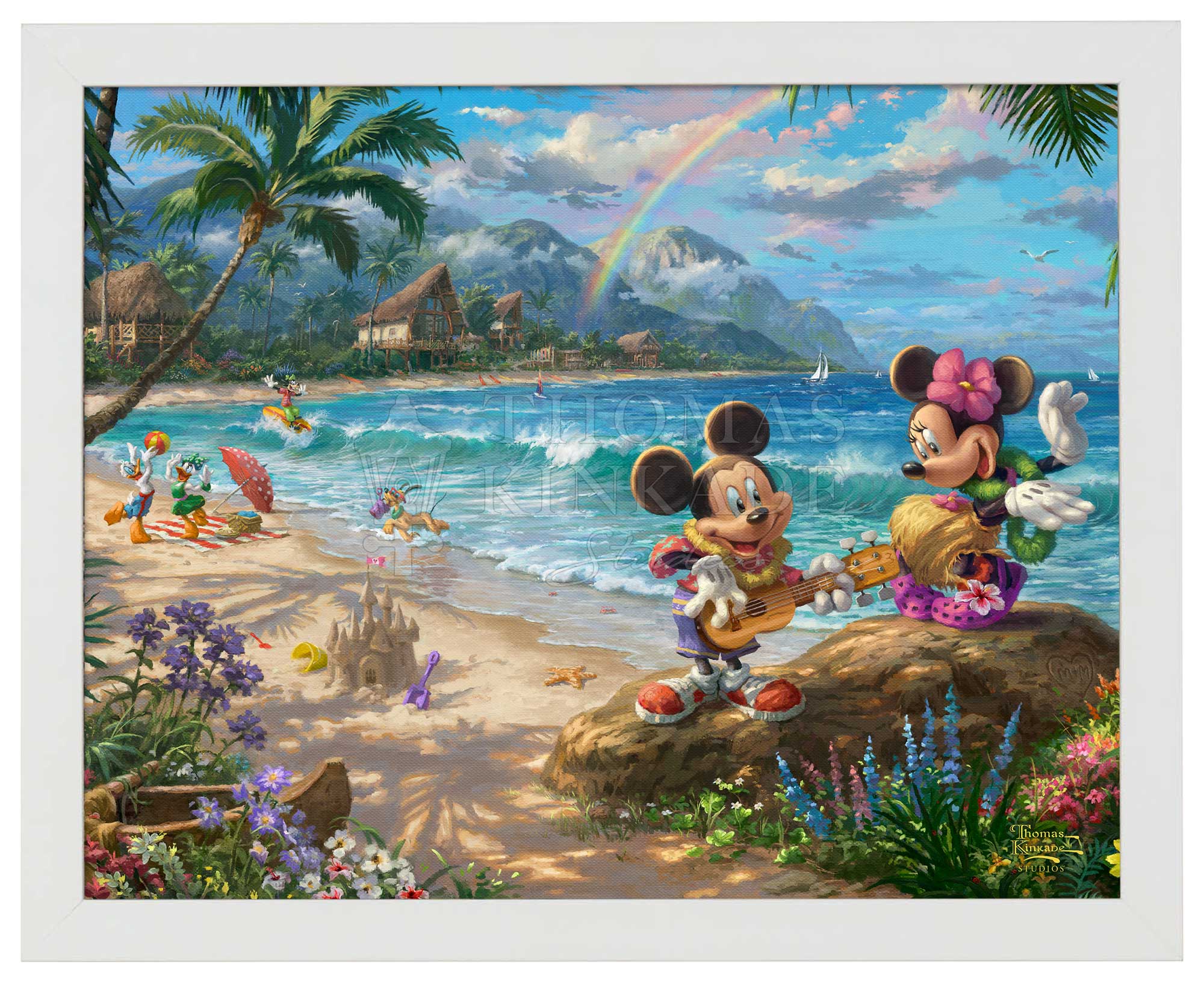 Disney Mickey and Minnie in Hawaii - Art Prints – Thomas Kinkade